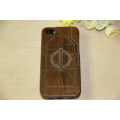 Coque de protection en bois pour bois à grain fin ultra mince pour iPhone